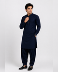 Navy Blue Shalwar Kameez