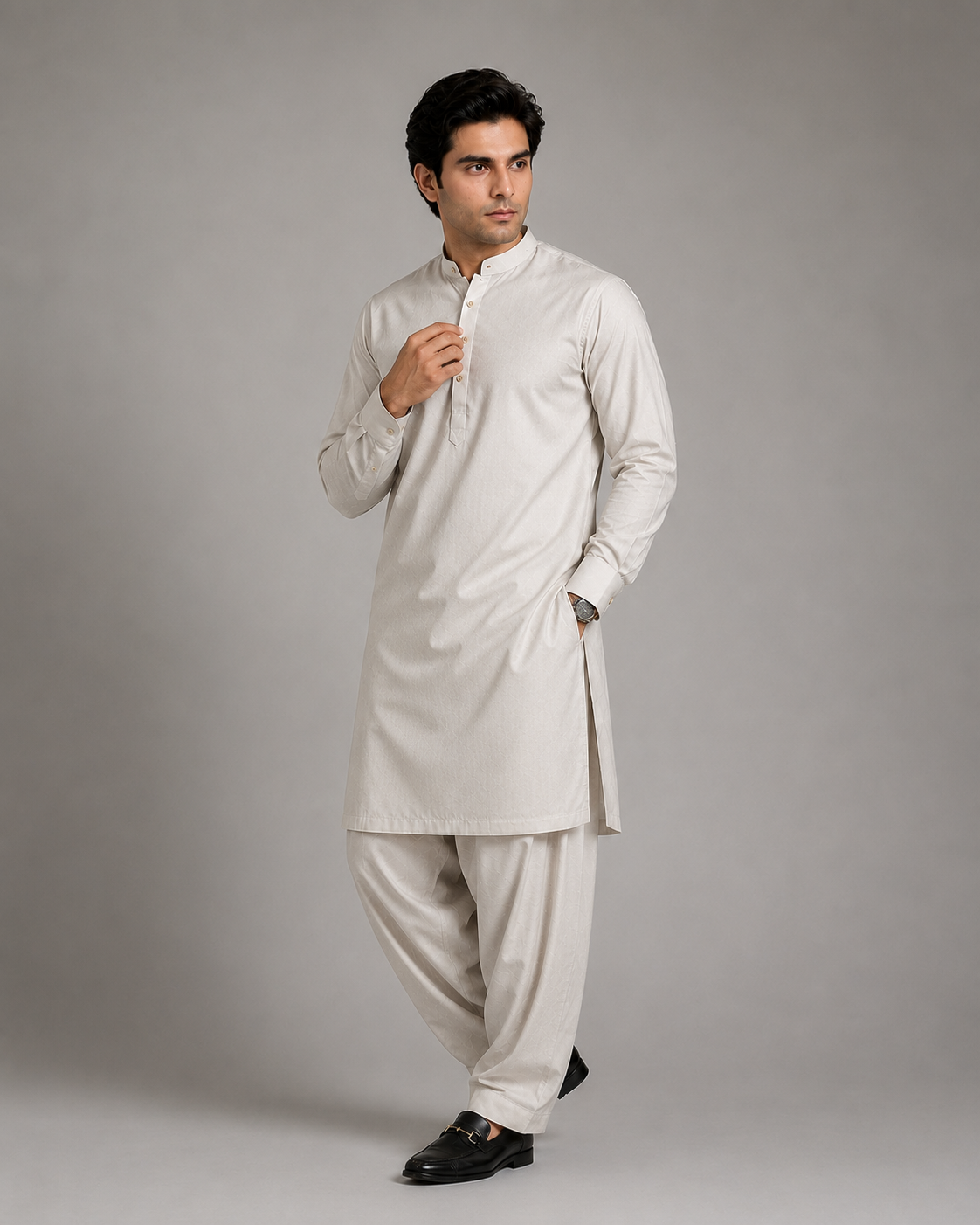 White Shalwar Kameez